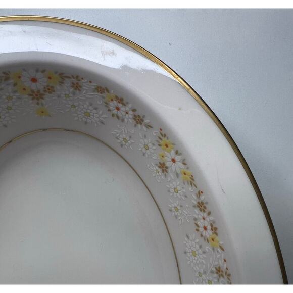 Vintage Noritake Fragrance Ivory China Oval Bowl - Picture 4 of 13